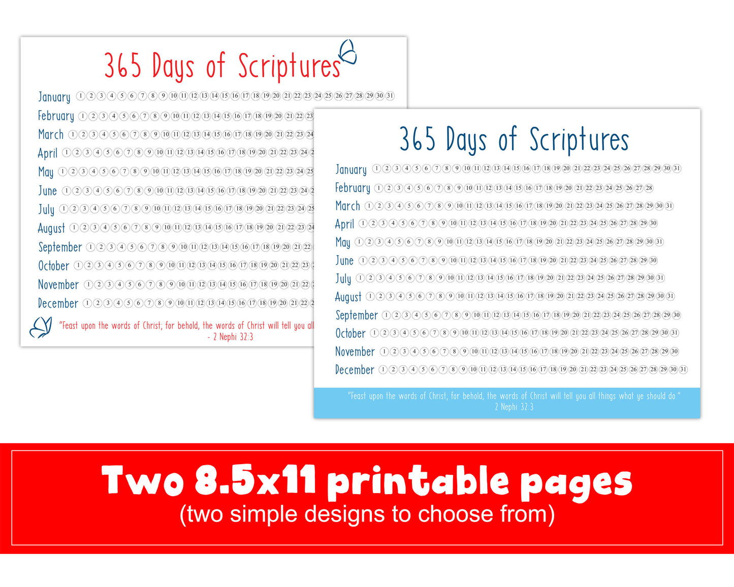 365-Day Scripture Study Tracker