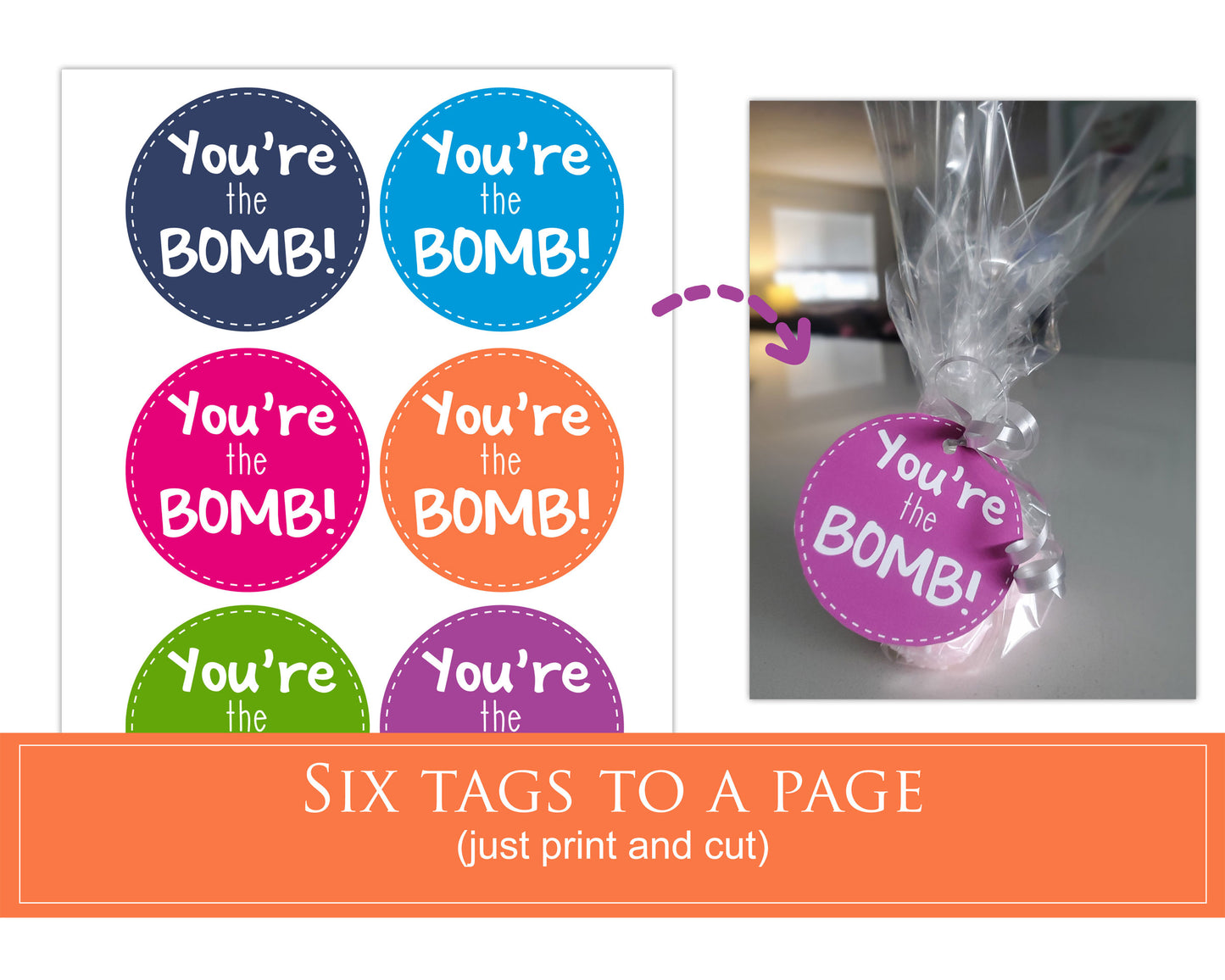 Bath Bomb Gift Tag