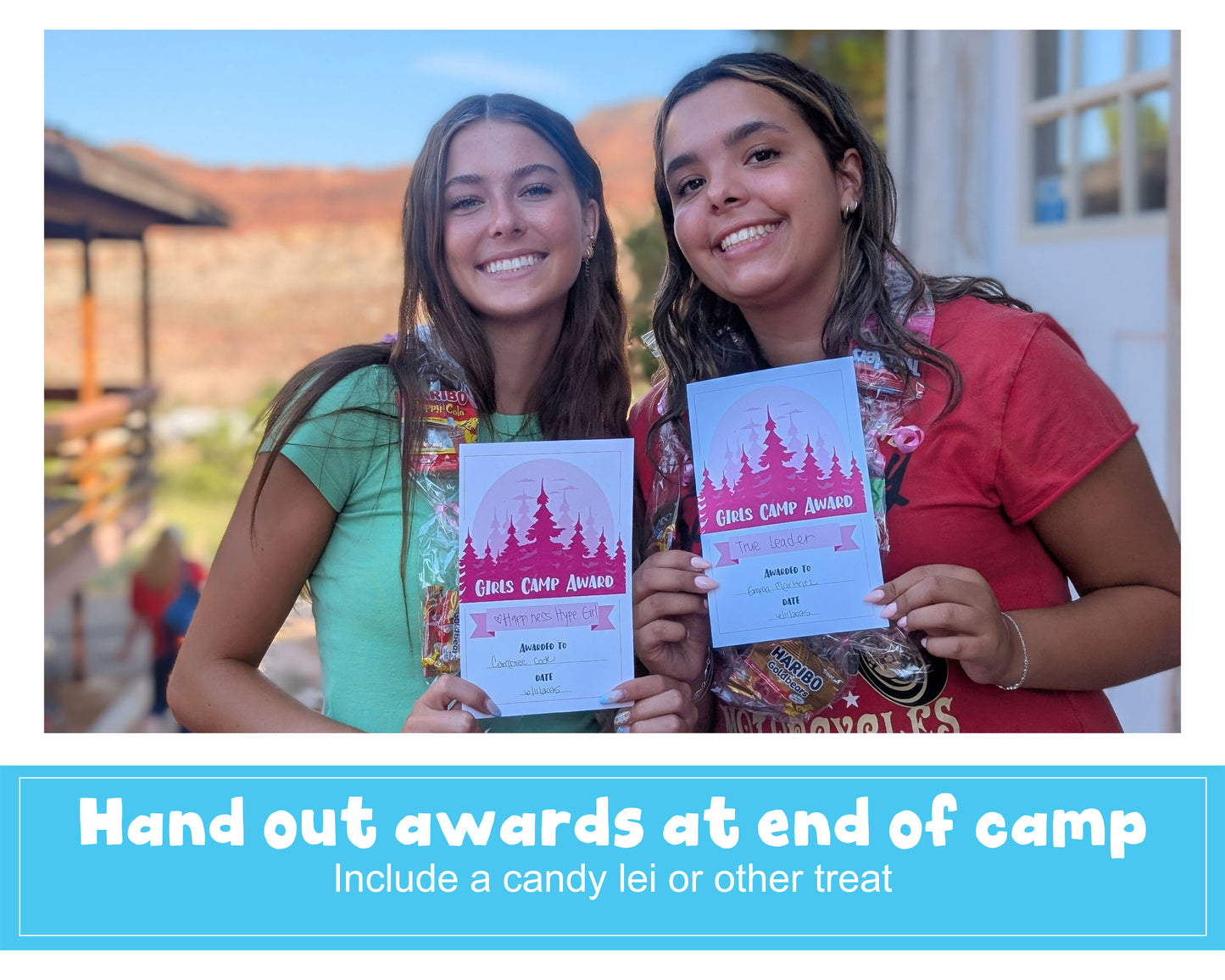 LDS Girls Camp Printable Award