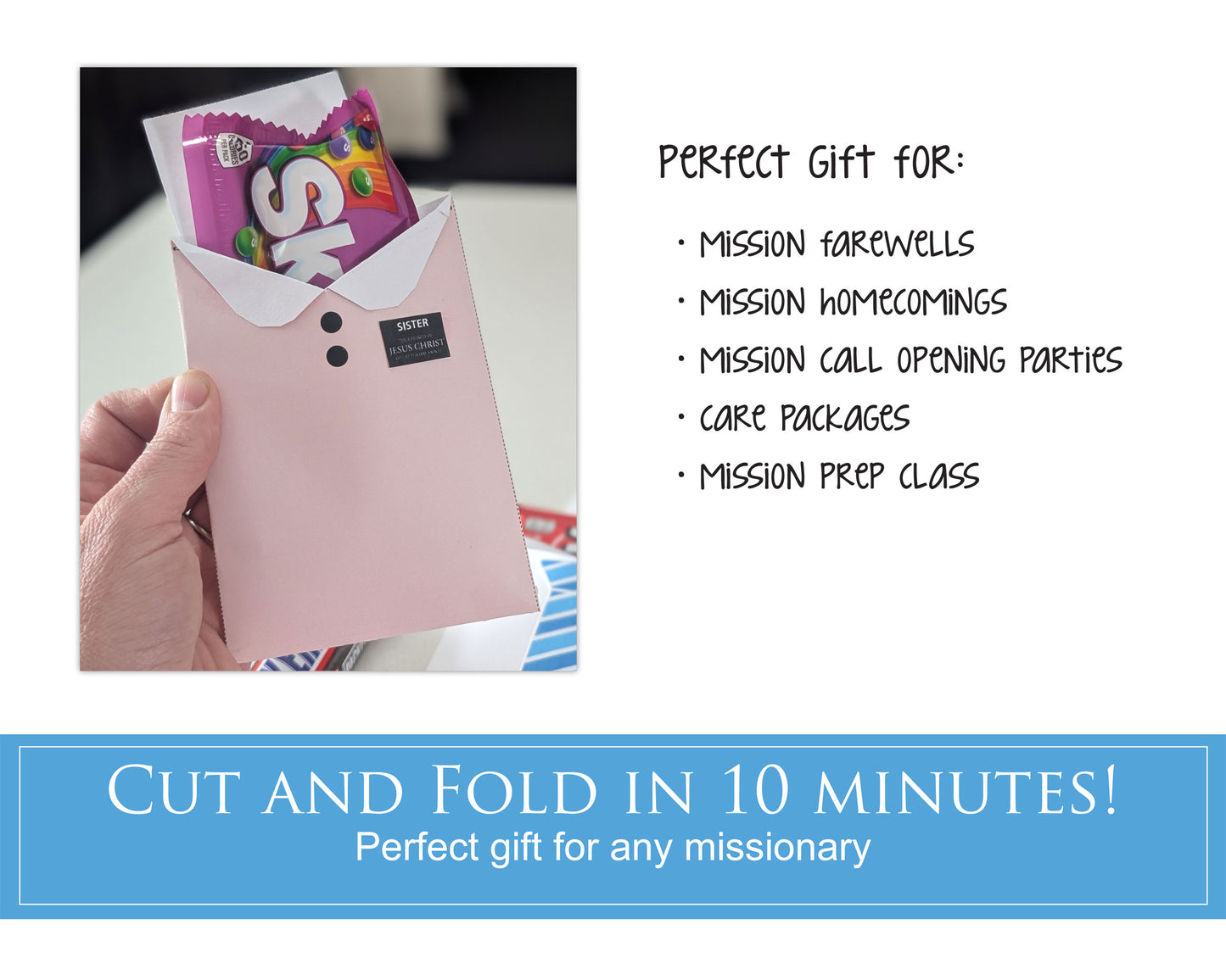 LDS Missionary Treat Pocket