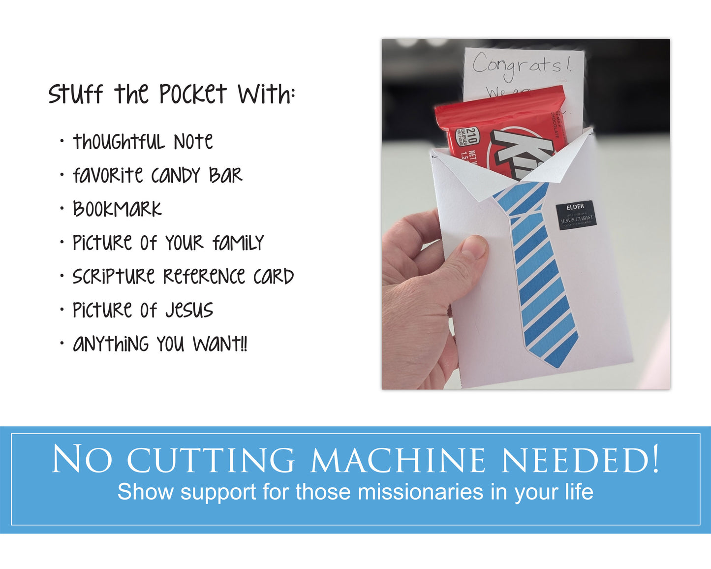 LDS Missionary Treat Pocket