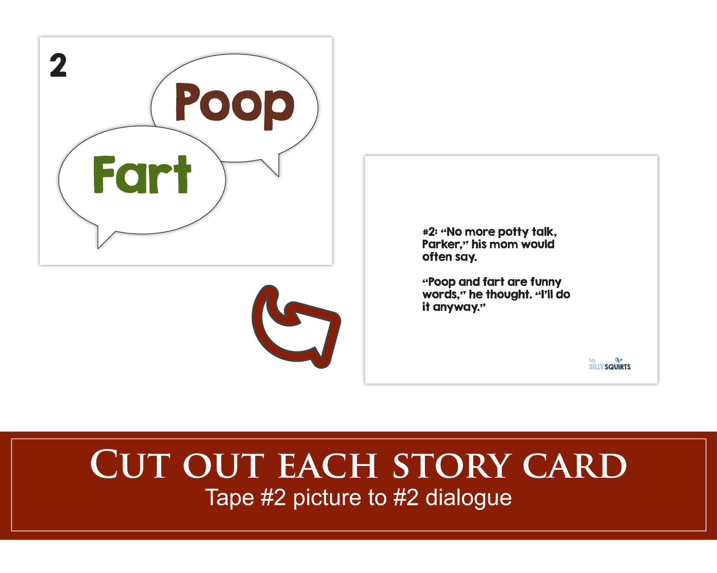 Parker Potty Mouth - a printable story about manners