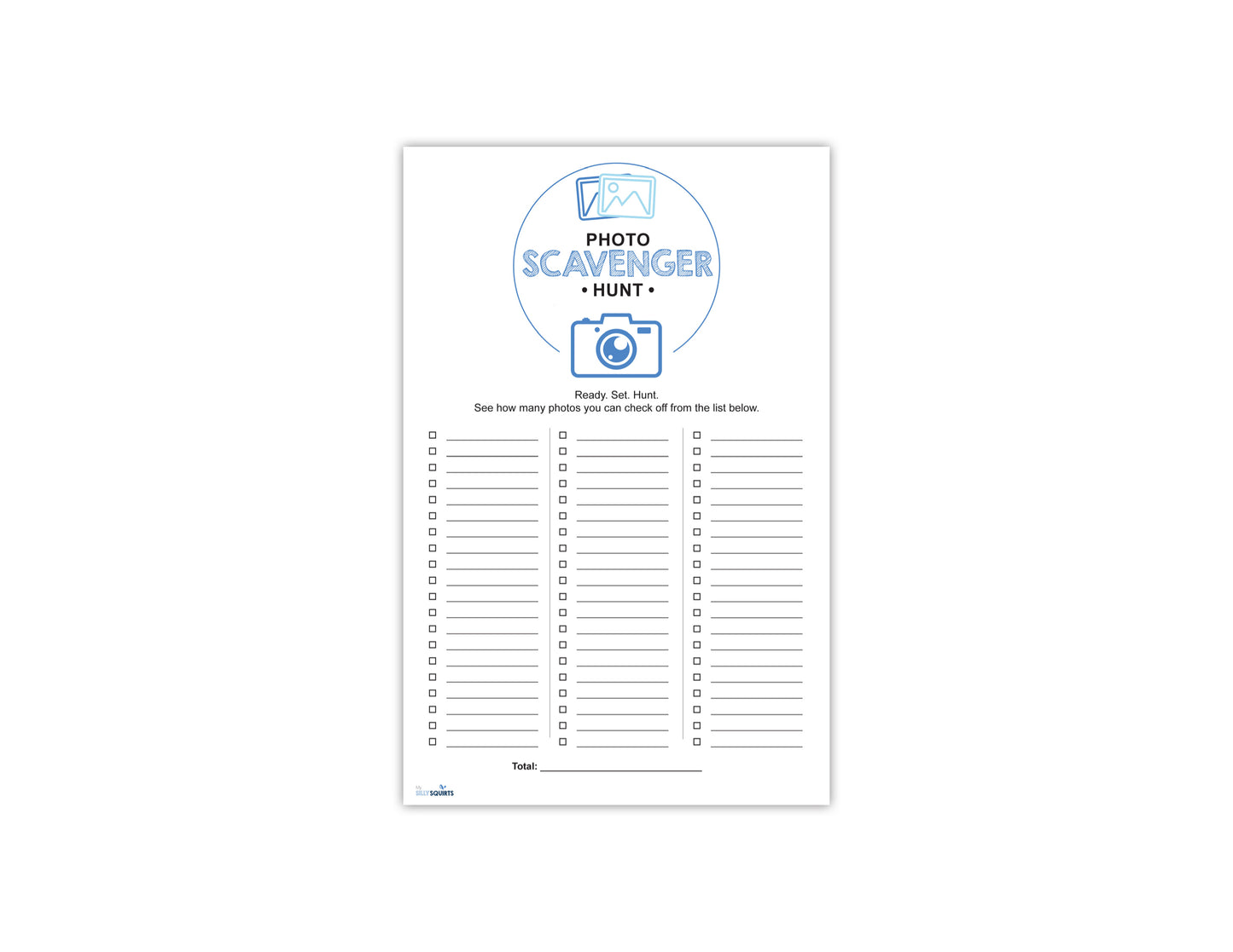 Photo Scavenger Hunt Template