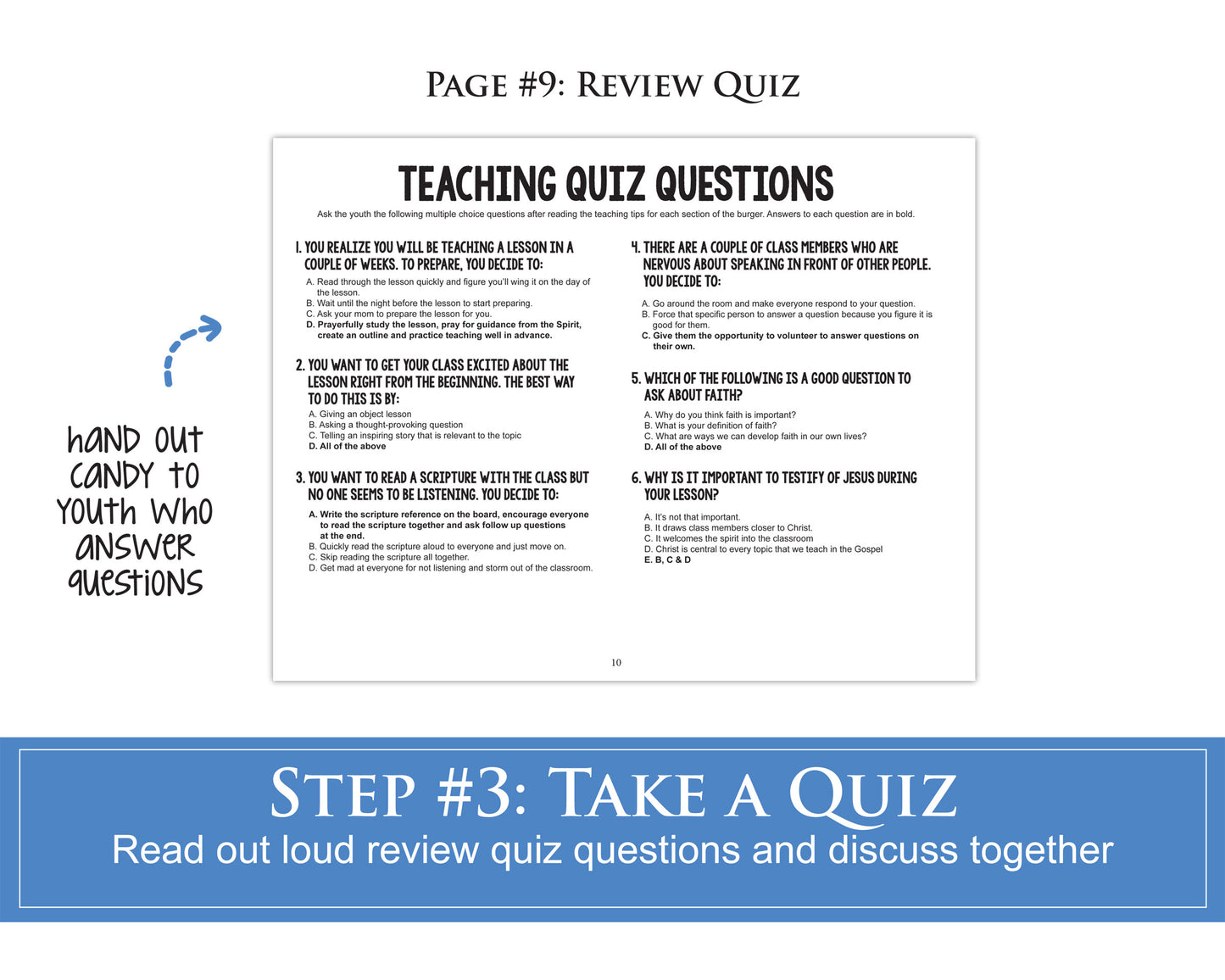 The Teaching Burger - LDS Youth Teaching Activity