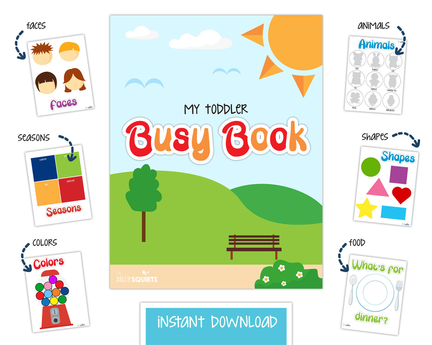 No Sew Toddler Busy Book