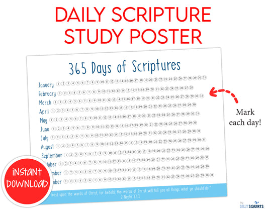 365-Day Scripture Study Tracker