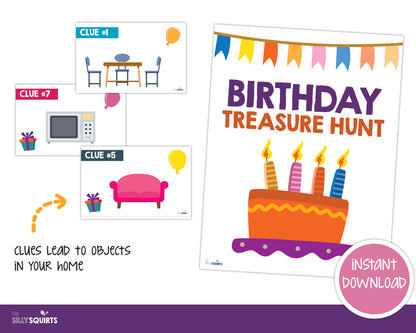 Indoor Birthday Treasure Hunt