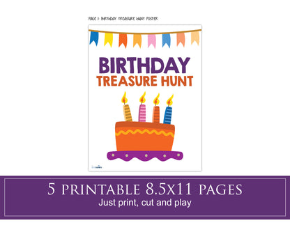 Indoor Birthday Treasure Hunt