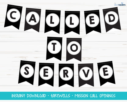 Called to Serve LDS Missionary Banner