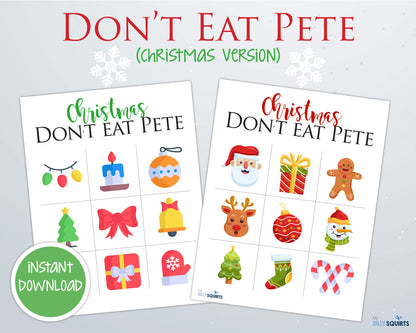 Don't Eat Pete Christmas Party Game