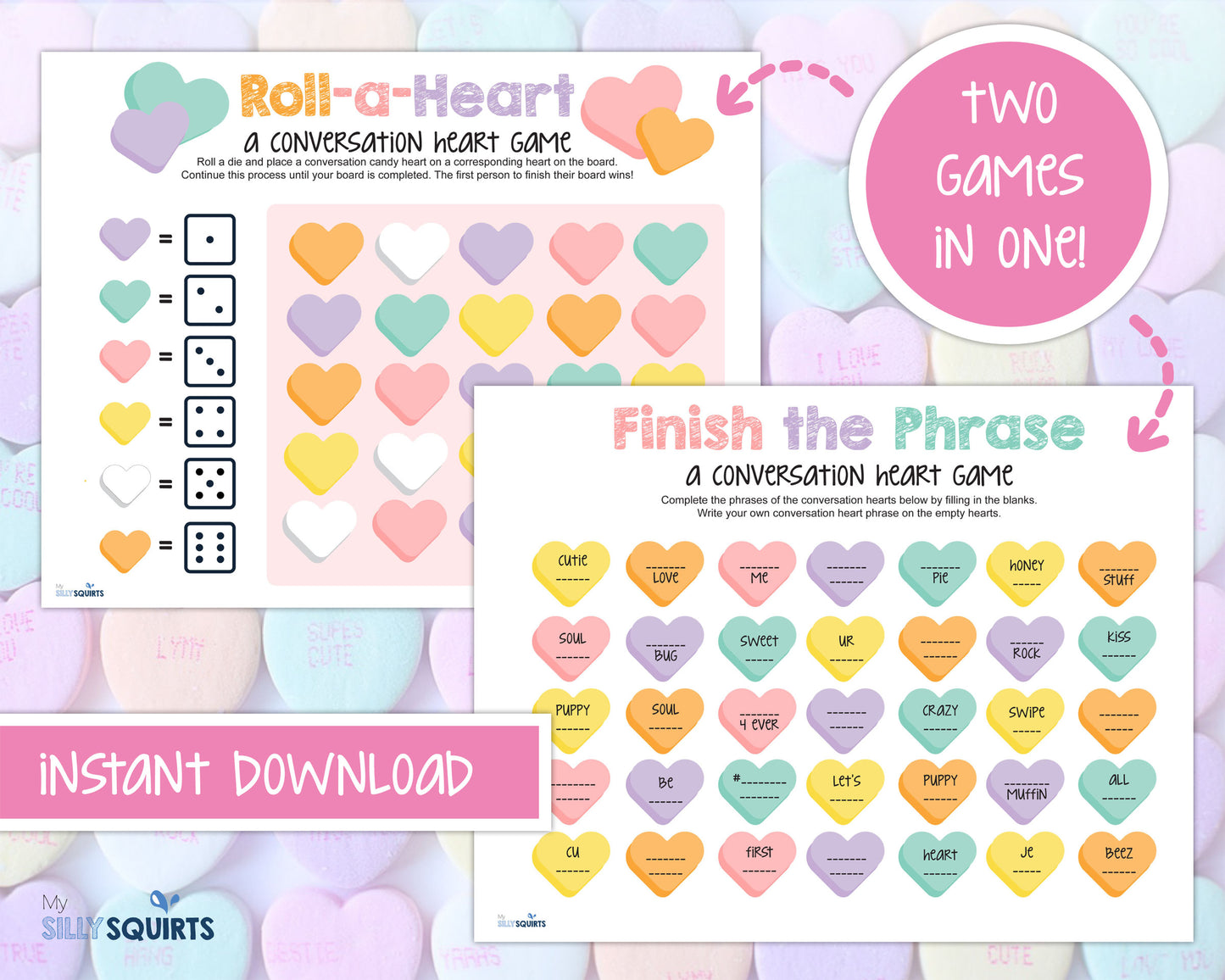 Valentine's Day Printable Games