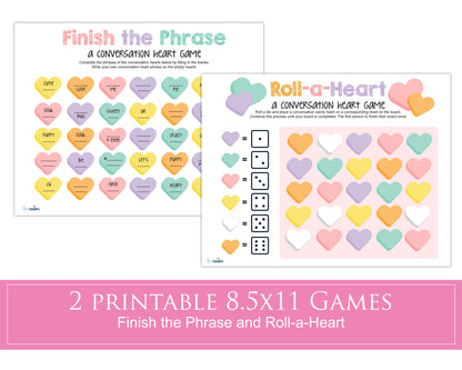 Valentine's Day Printable Games