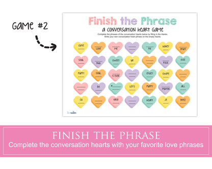 Valentine's Day Printable Games