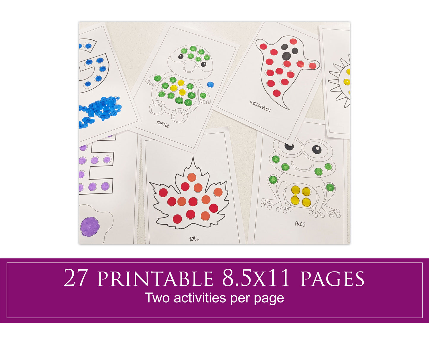 Dot Marker Activity Pages