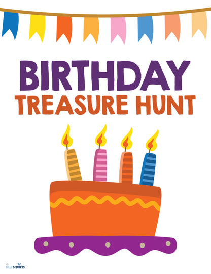 Indoor Birthday Treasure Hunt