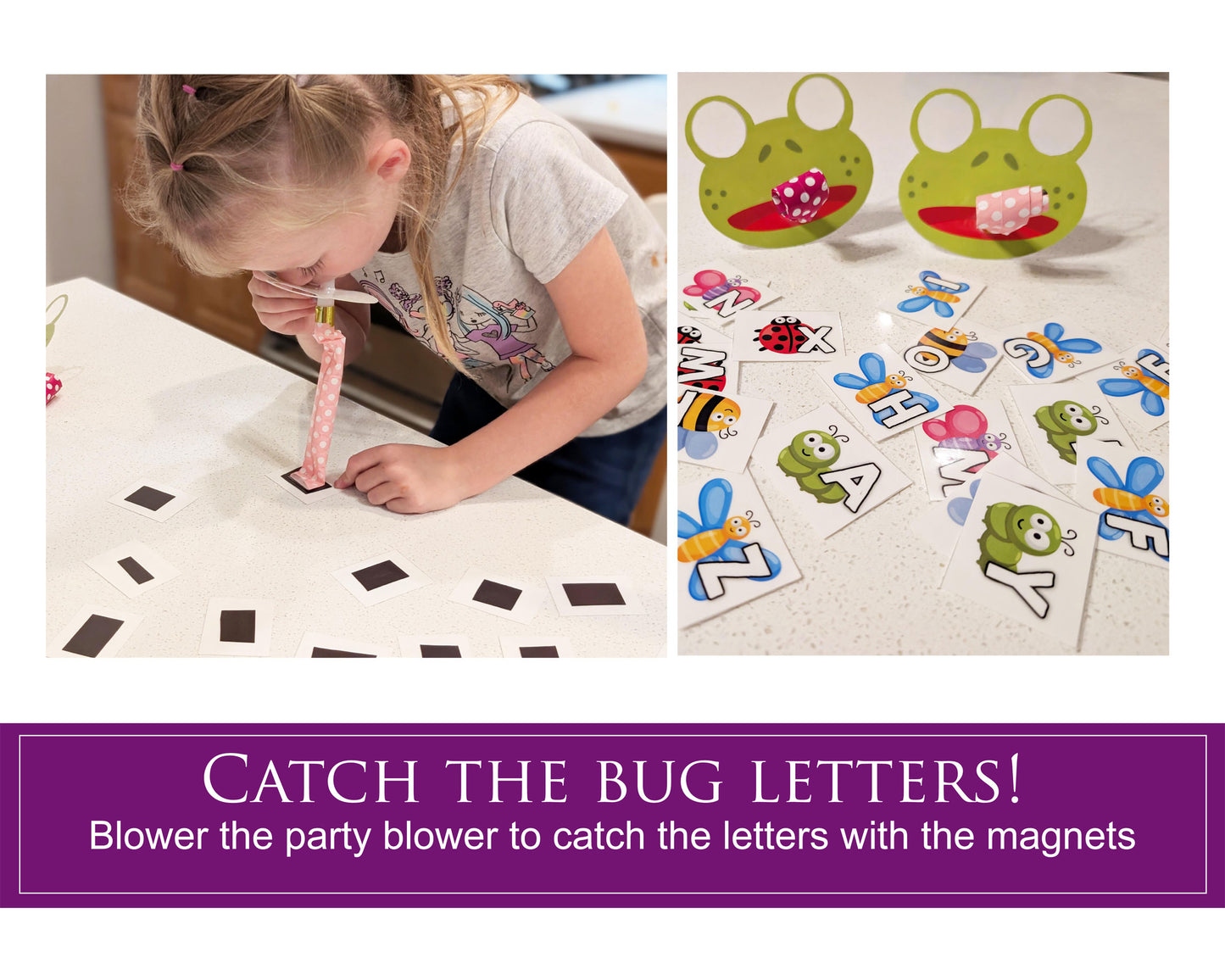 Freddy the Frog alphabet letter game printable