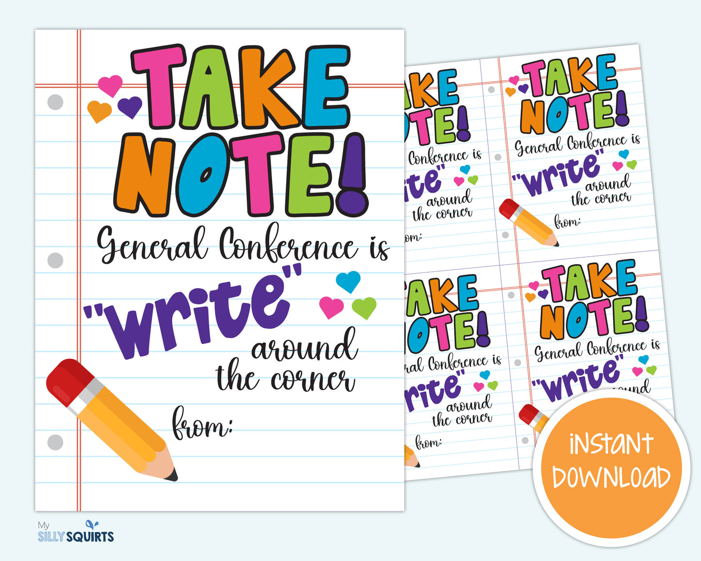LDS General Conference Reminder Tag