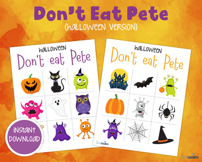 Halloween Don't Eat Pete Game