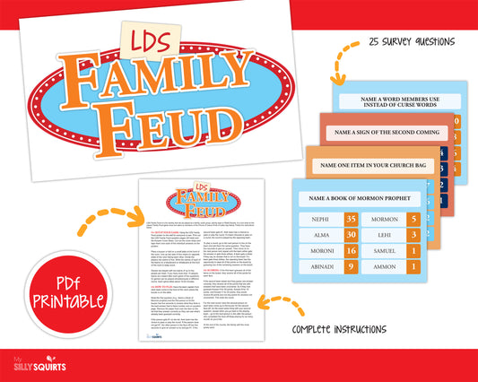 LDS Family Feud printable game