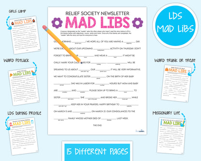 Latter-day Saints Mad Libs