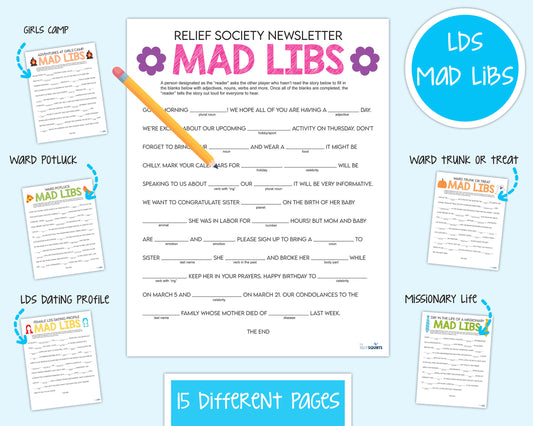 Latter-day Saints Mad Libs