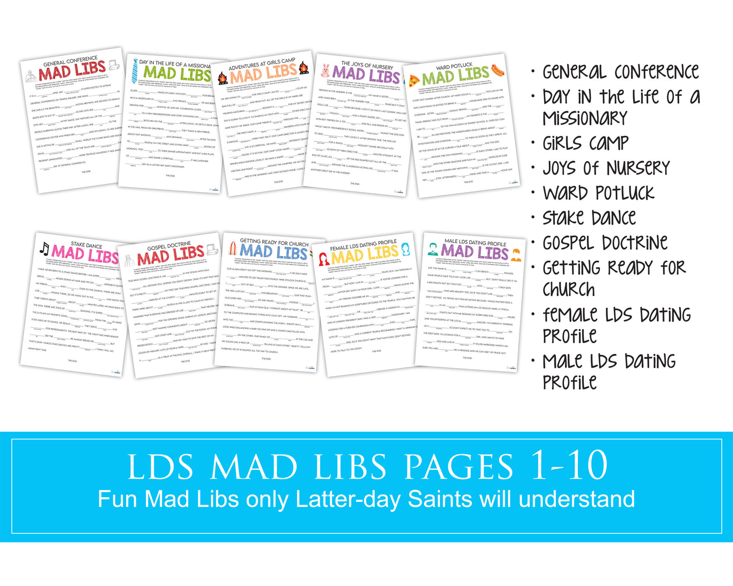 Latter-day Saints Mad Libs