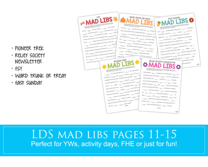 Latter-day Saints Mad Libs