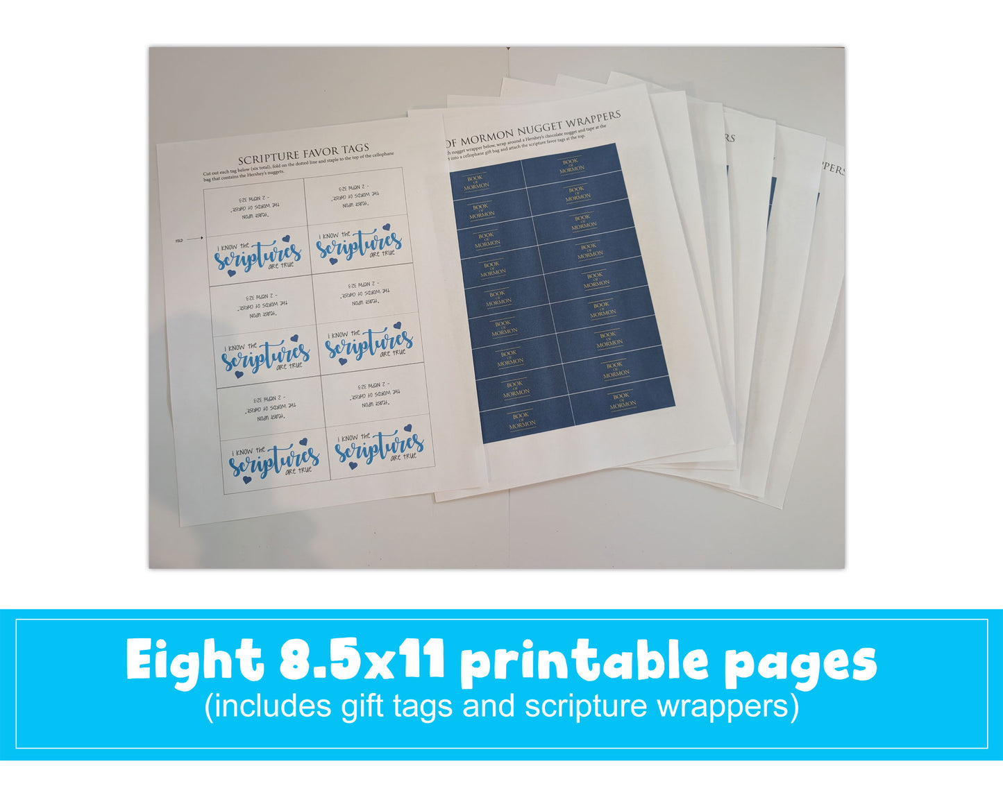 LDS Scripture Nugget Wrappers