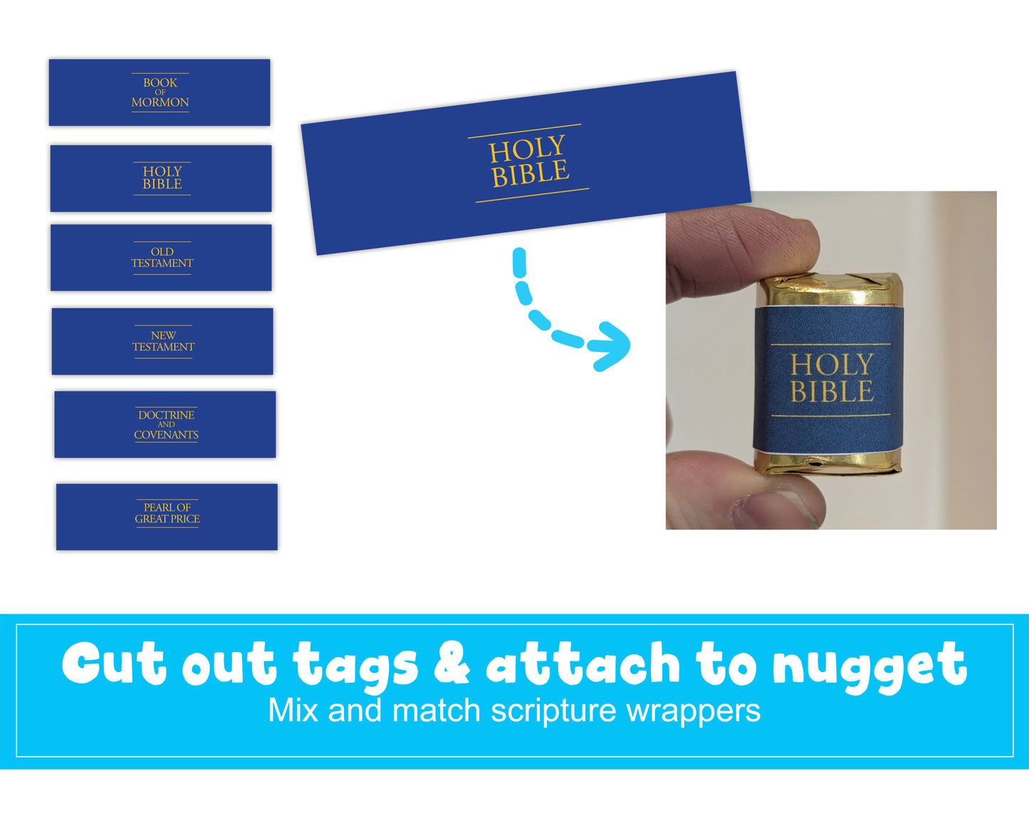 LDS Scripture Nugget Wrappers