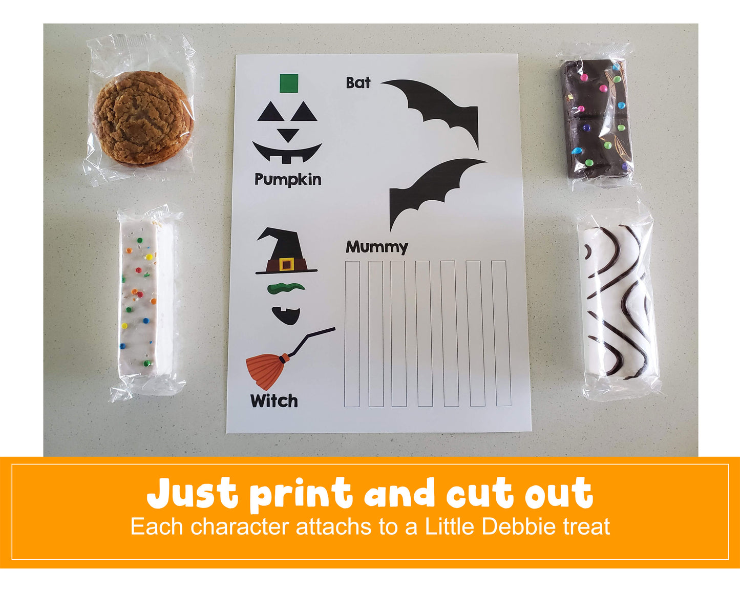 Little Debbie Halloween Craft Printable