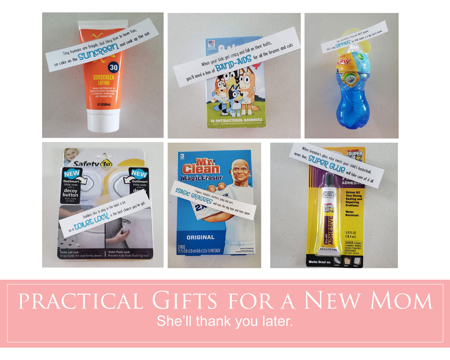 Mommy Survival Kit Gift Tags