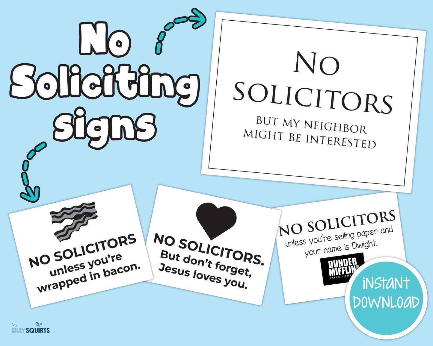 Printable No Soliciting Signs