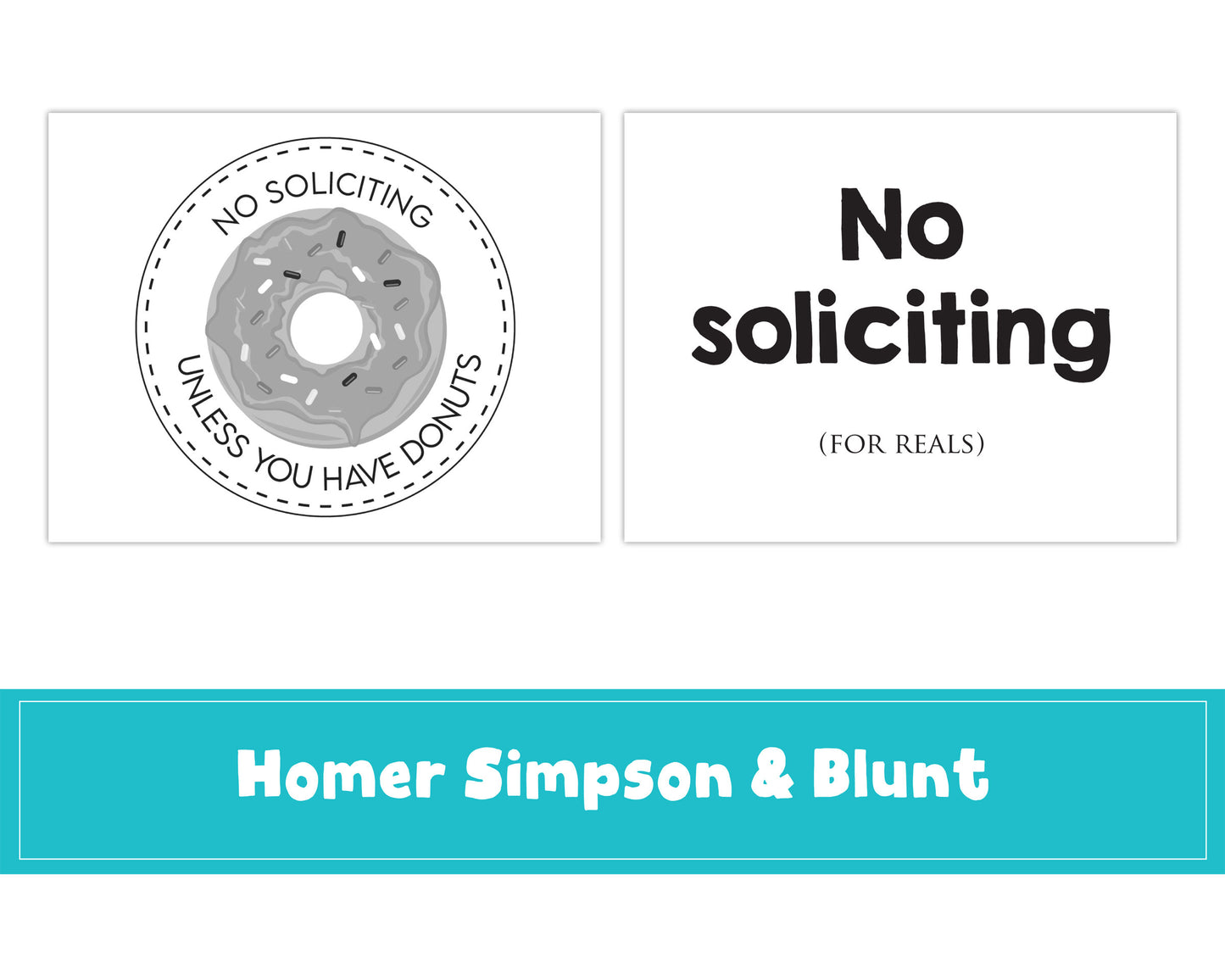 Printable No Soliciting Signs