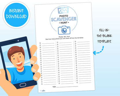 Photo Scavenger Hunt Template