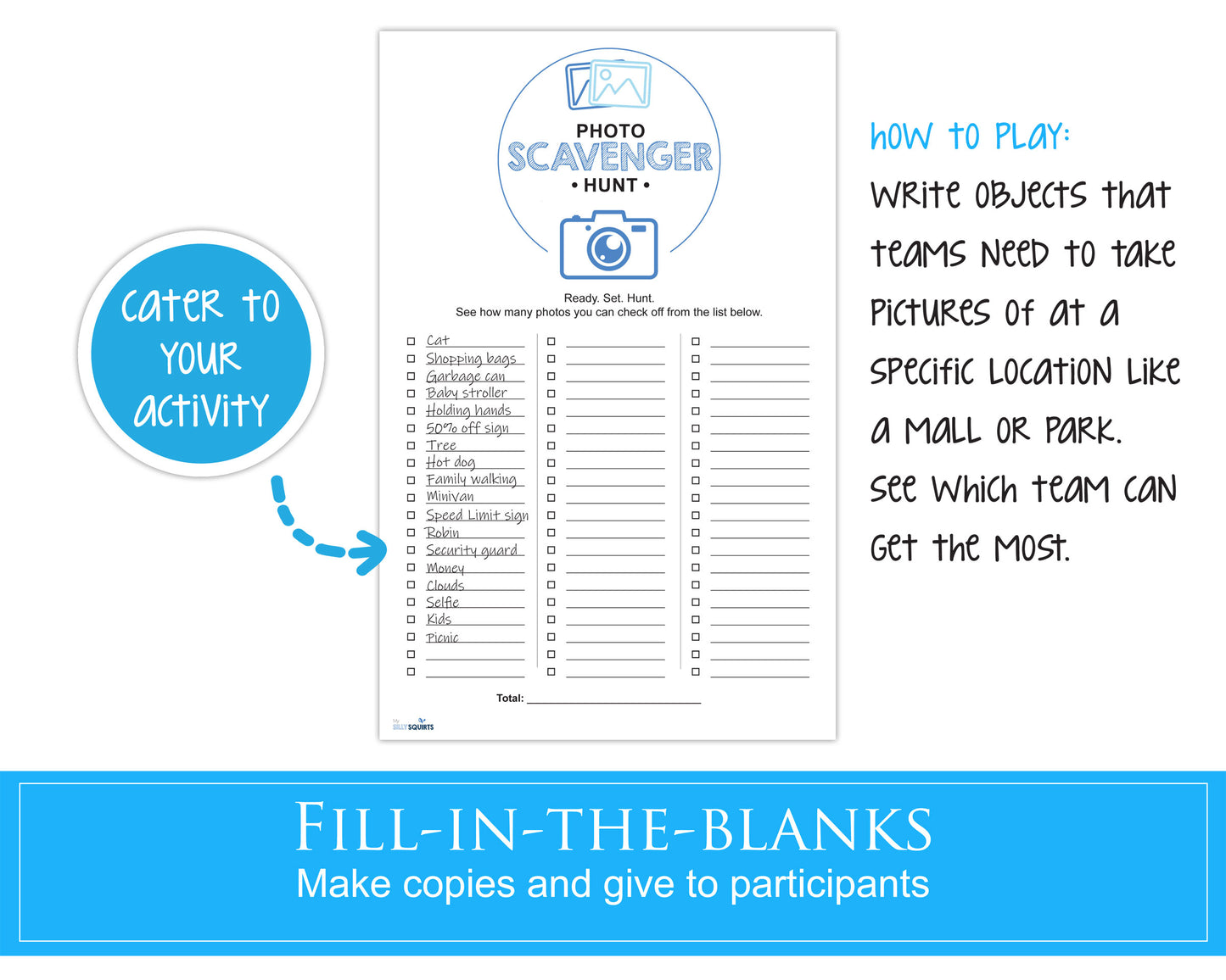 Photo Scavenger Hunt Template