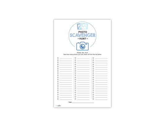 Photo Scavenger Hunt Template