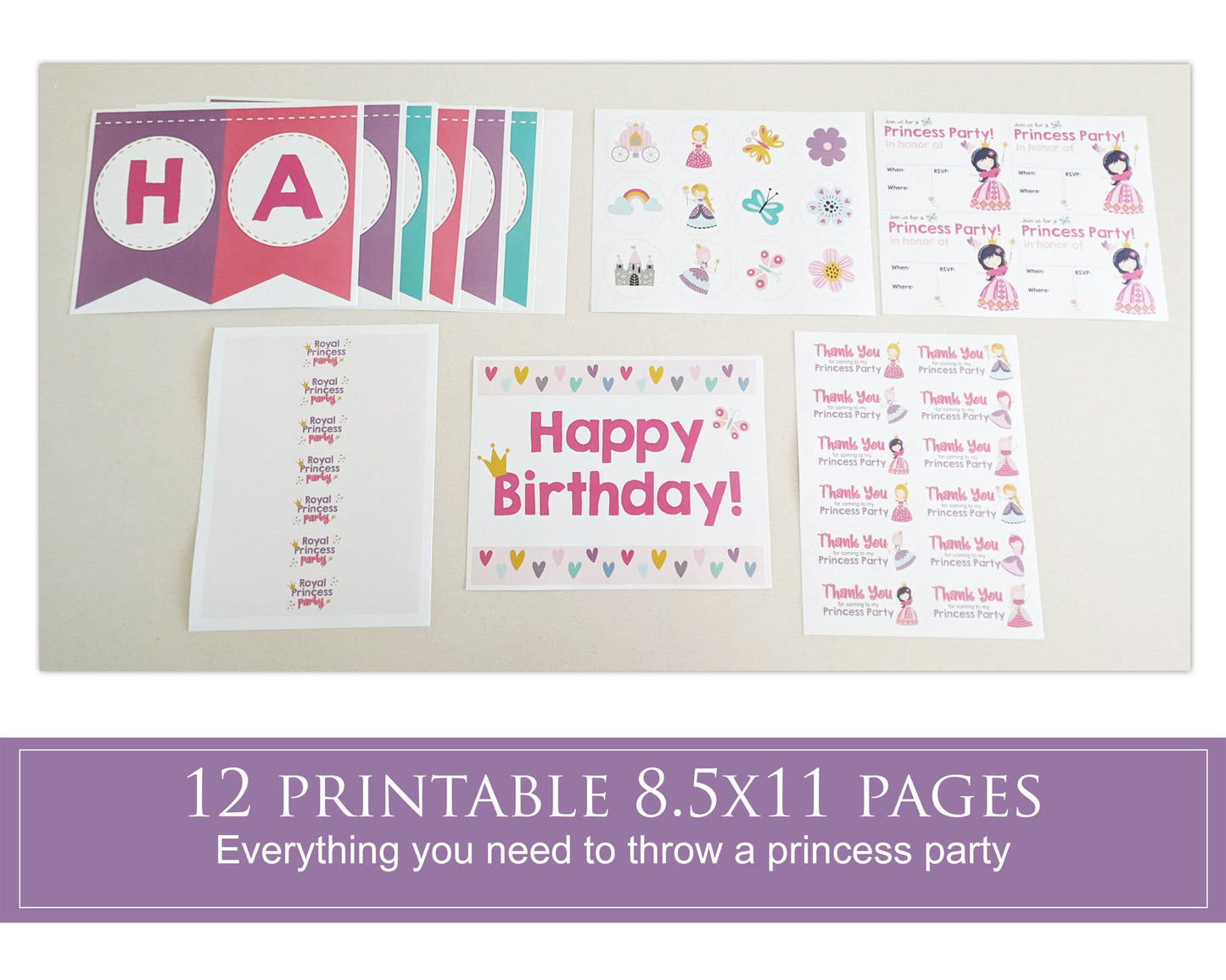 Princess Birthday Party Bundle