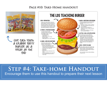 The Teaching Burger - LDS Youth Teaching Activity