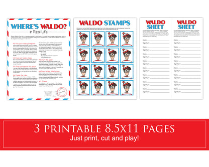 Where's Waldo Youth Activity Packet