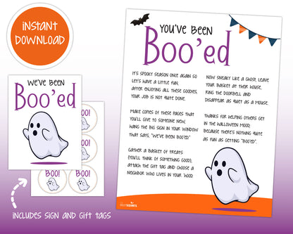 You've Been Boo'ed Printable