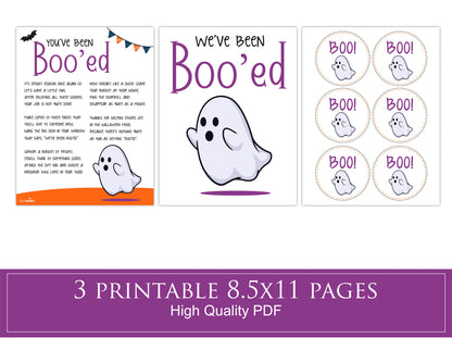 You've Been Boo'ed Printable