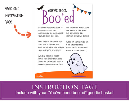 You've Been Boo'ed Printable