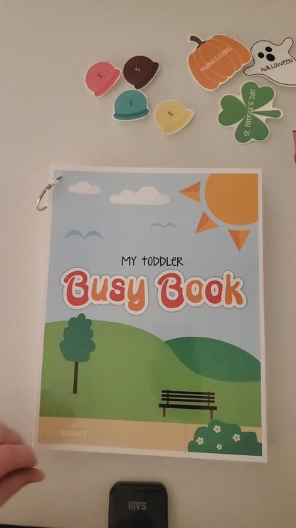 No Sew Toddler Busy Book